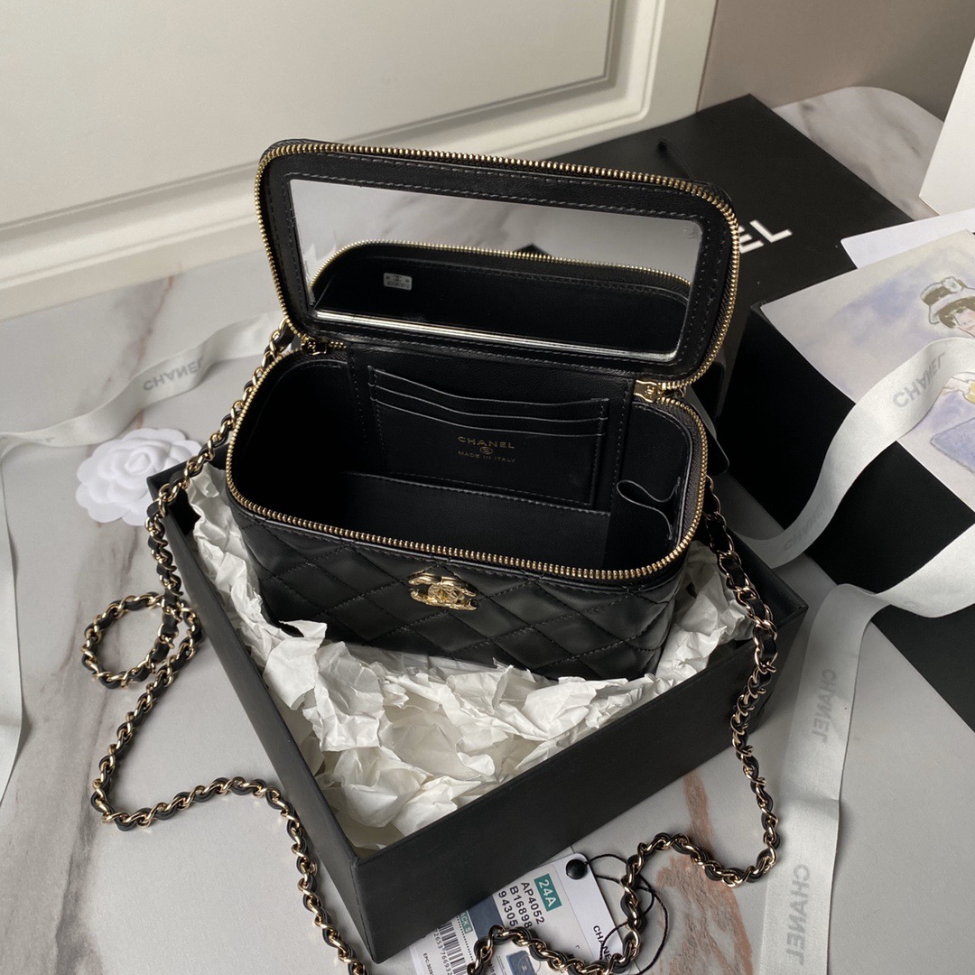 Chanel makeup bag