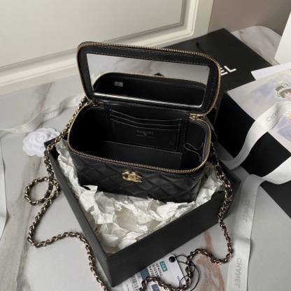 Chanel makeup bag