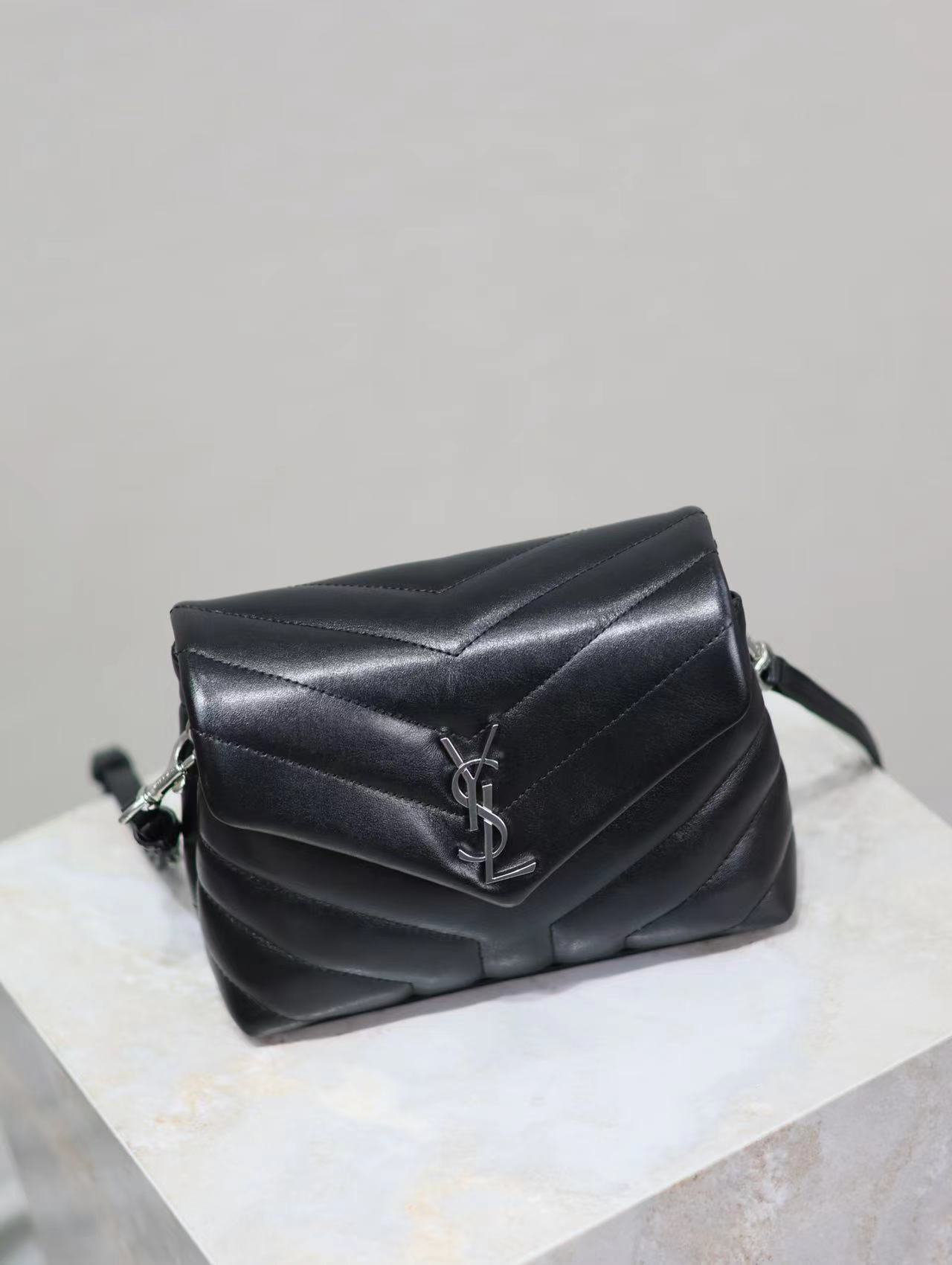 YSL TOY LOULOU IN QUILTED LEATHER