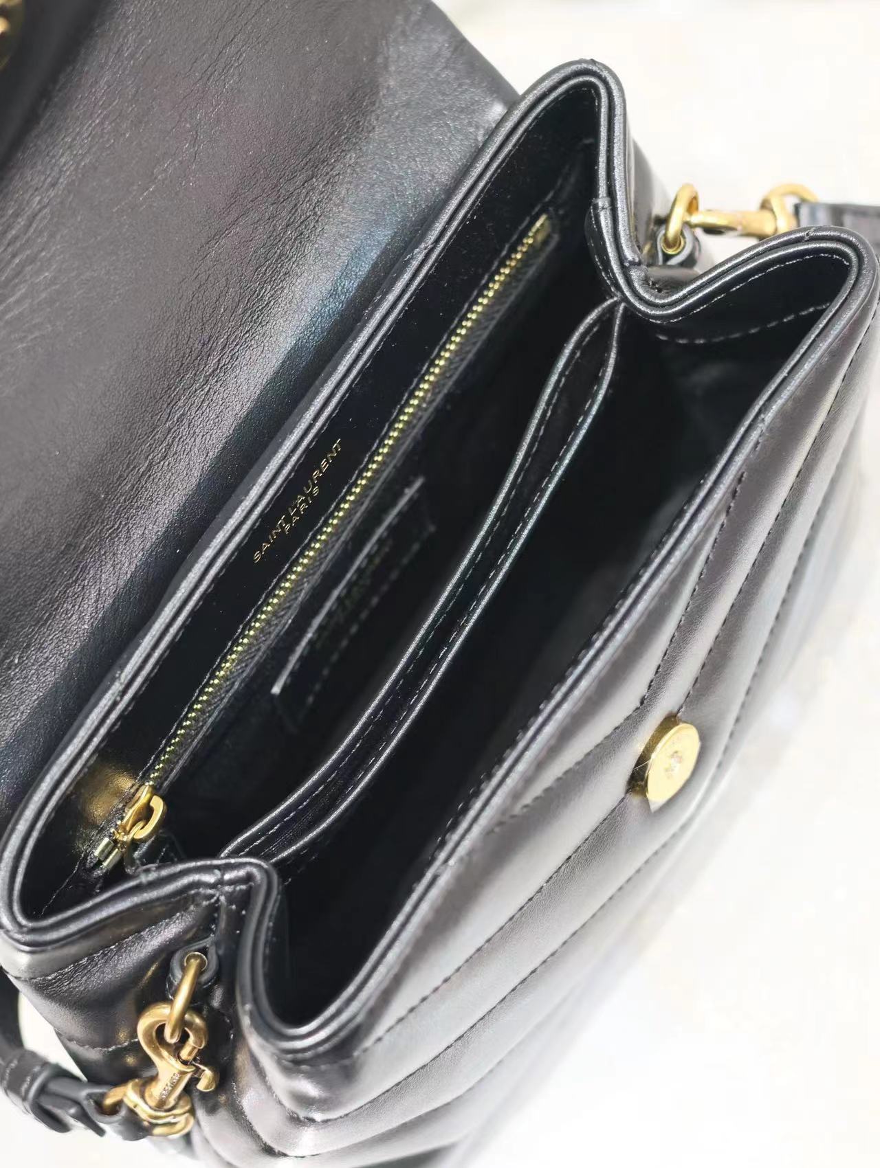 YSL TOY LOULOU IN QUILTED LEATHER