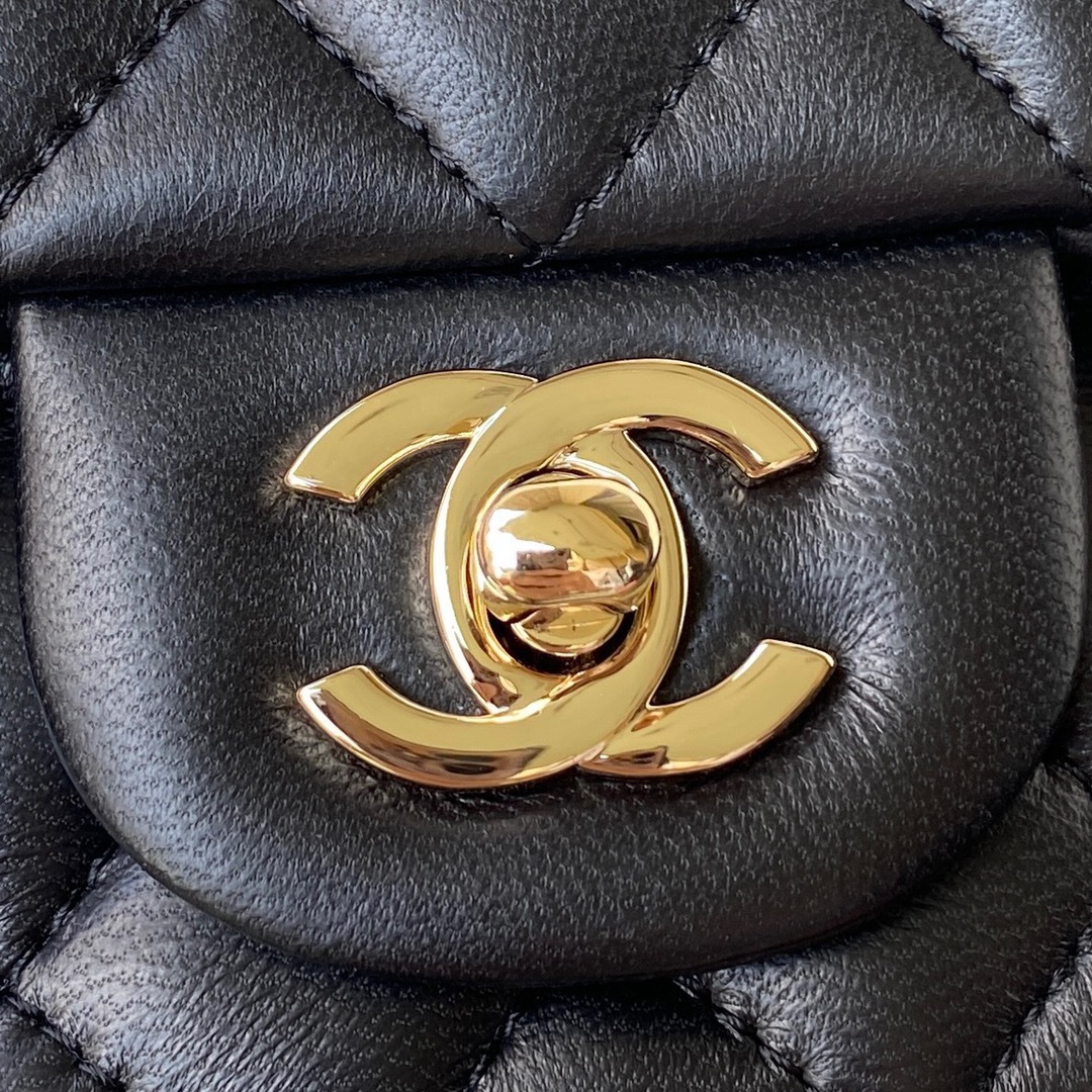Chanel flap bag with handle