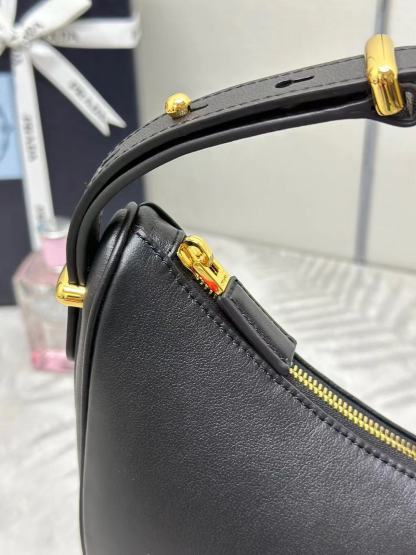 Prada Arqué large leather shoulder bag