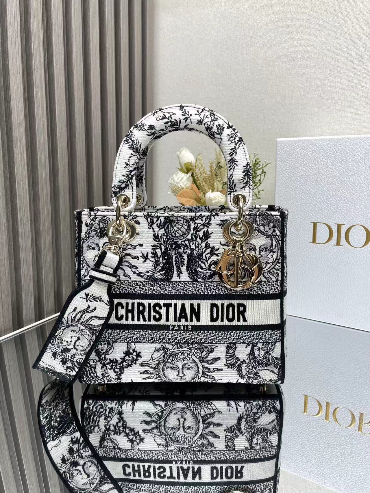 Christian Dior Medium Lady Dior Bag