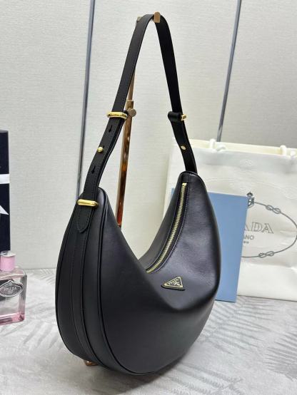 Prada Arqué large leather shoulder bag
