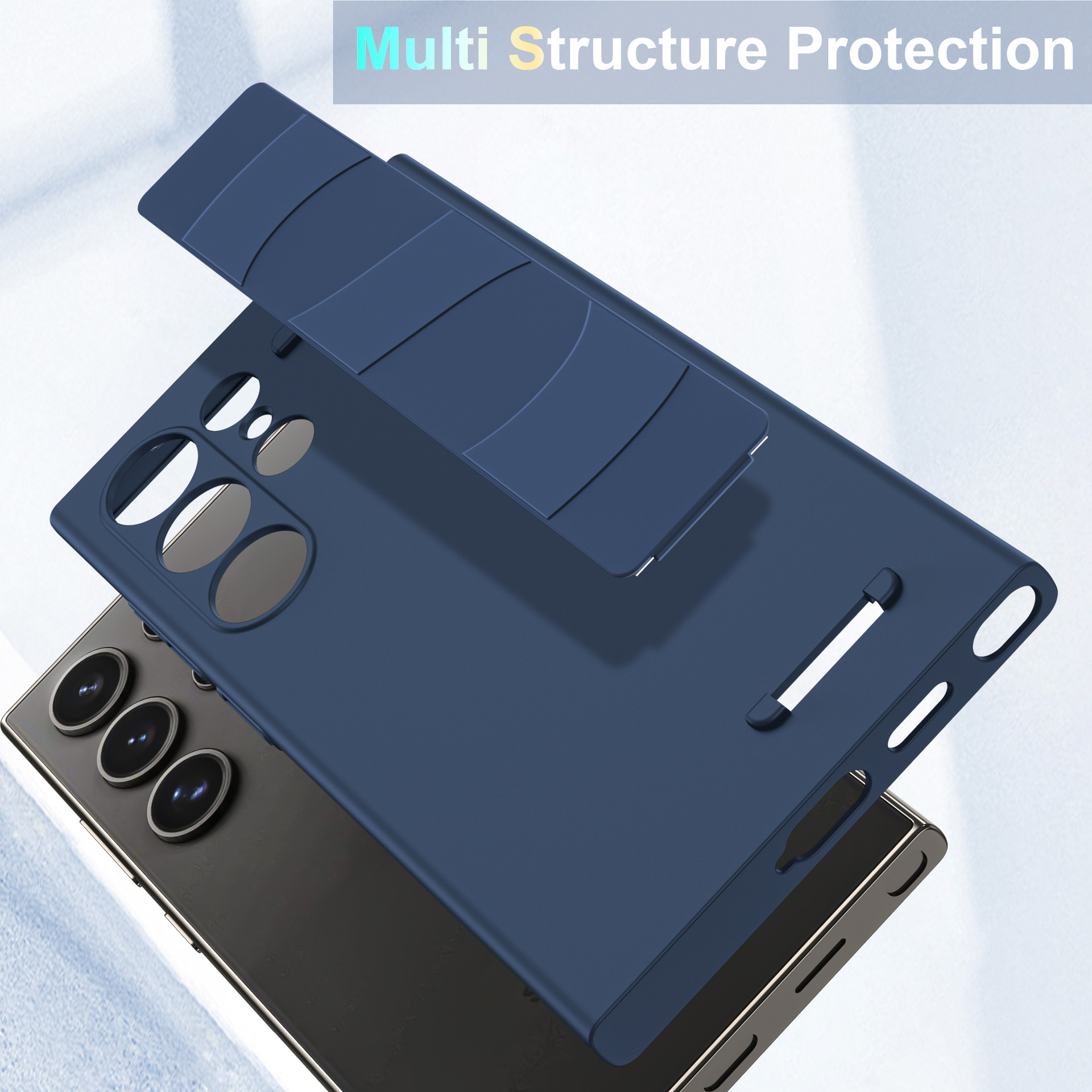 Luxury matte elastic silicone wristband phone case for Samsung