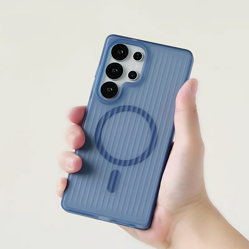 Corrugated frosted phone case suitable for Samsung