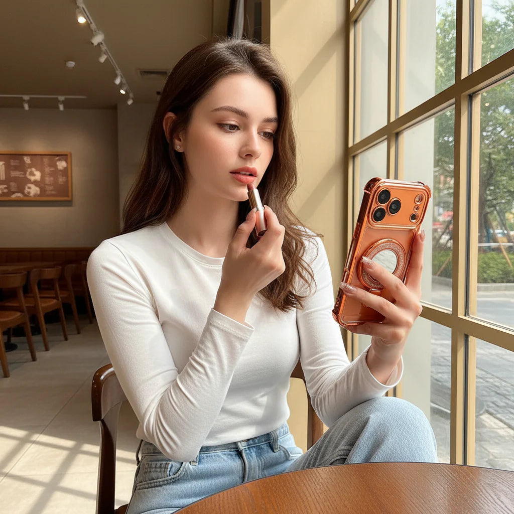 Sparkle Mirror MagSafe Case for iPhone