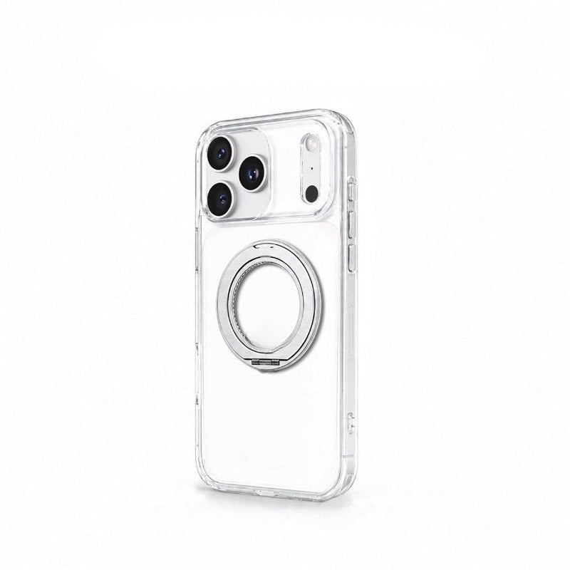 Simple Transparent Rotating Magnetic Phone Case