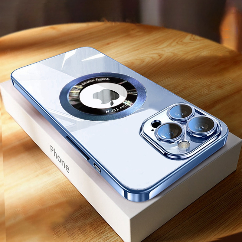 New Luxury Clear Plating TPU Protect Case For iPhone