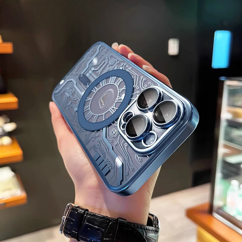 Luxury transparent cool phone case suitable for iPhone