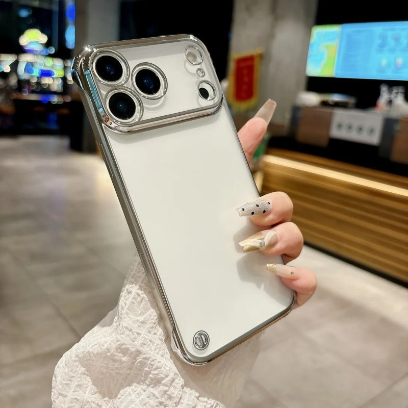 Ultra Thin Plating Frameless Glossy Phone Case For iPhone