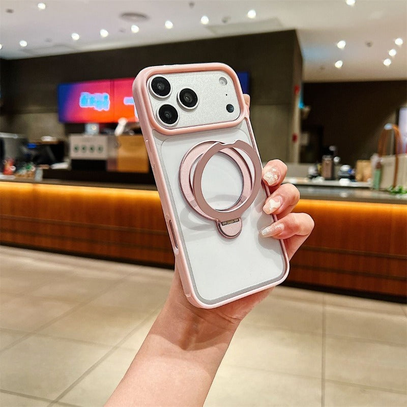 Simple Transparent Magnetic Phone Case for iPhone
