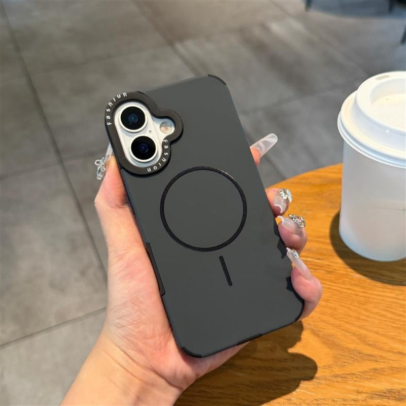New liquid silicone magnetic phone case for iPhone
