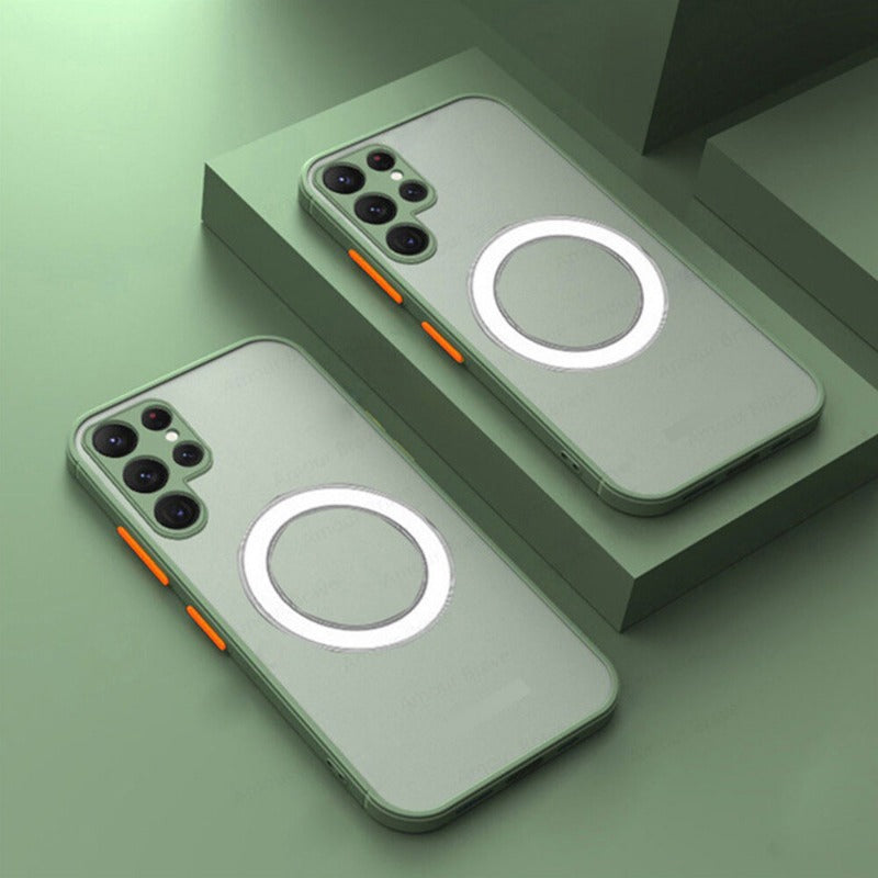 MagSafe Phone Case Magnetic Back Cover for Samsung
