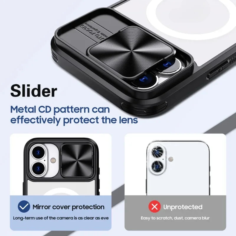 New sliding camera lens phone case suitable for iPhone