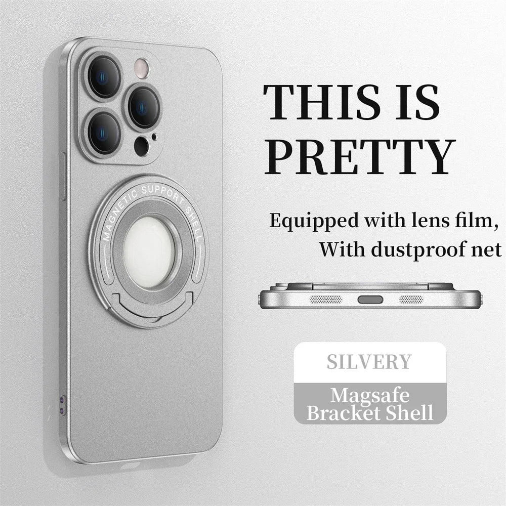 Invisible folding stand ultra-thin phone case for iPhone