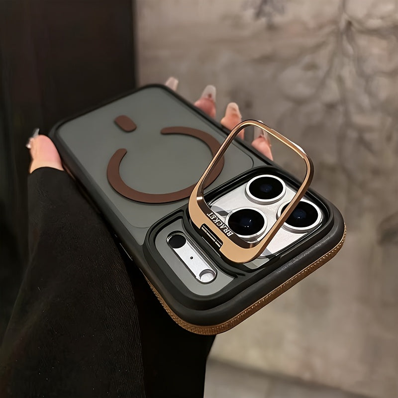 Luxury Magnetic Shockproof Clear Bumper Case for iPhone