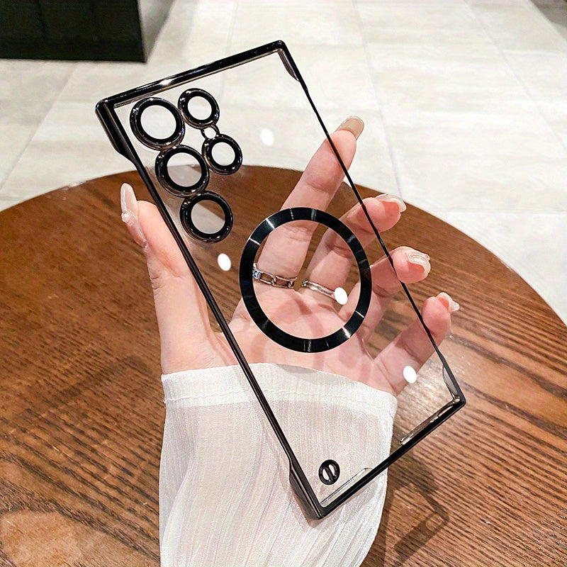 Ultra thin electroplated frameless phone case for Samsung