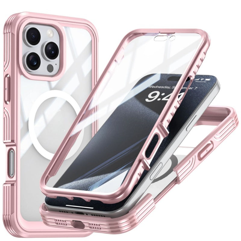 Transparent outdoor anti fall phone case for iPhone