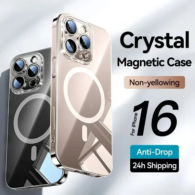 Anti yellow transparent protective case for iPhone