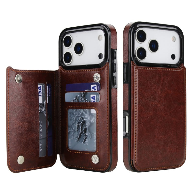  Wallet Leather Cover Phone Case for iPhone
