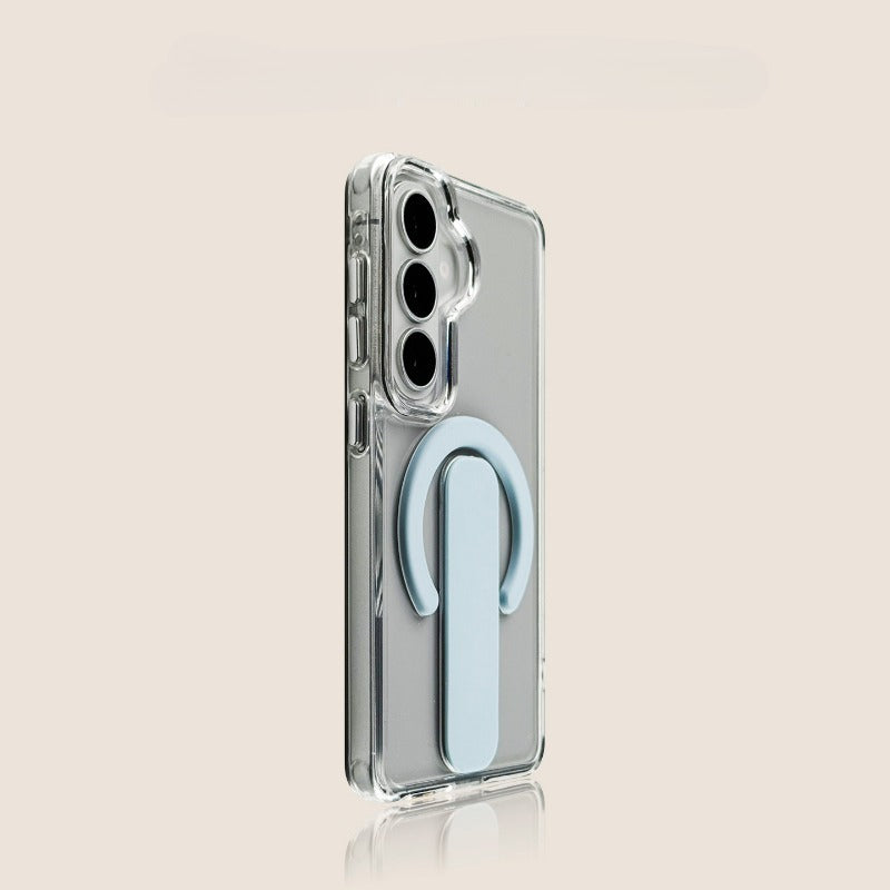 Transparent New Drop-Proof Soft Edge Creative Ring Holder Samsung Phone Case