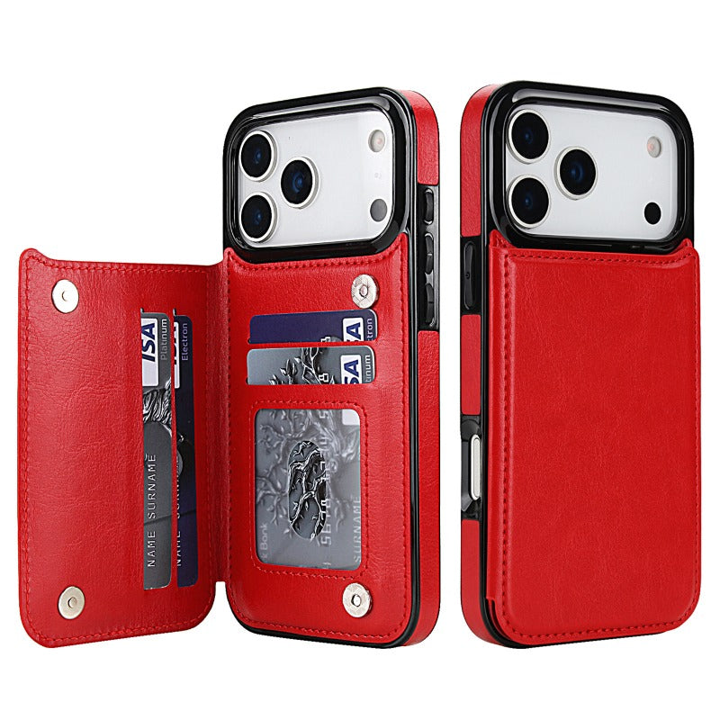  Wallet Leather Cover Phone Case for iPhone