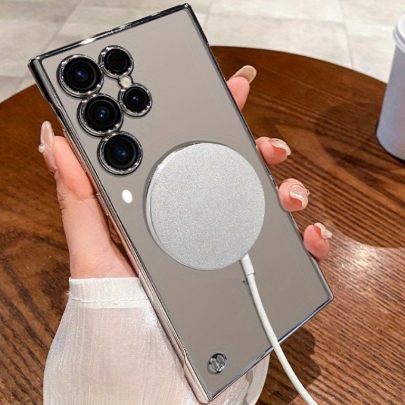 Ultra thin electroplated frameless phone case for Samsung