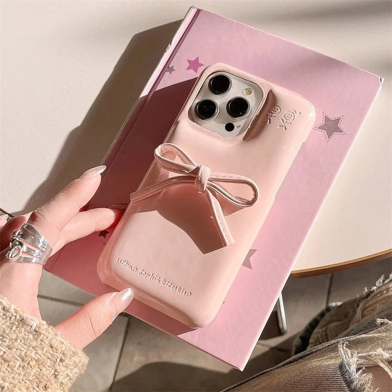 Korean Cute Bow Phone Case For iPhone