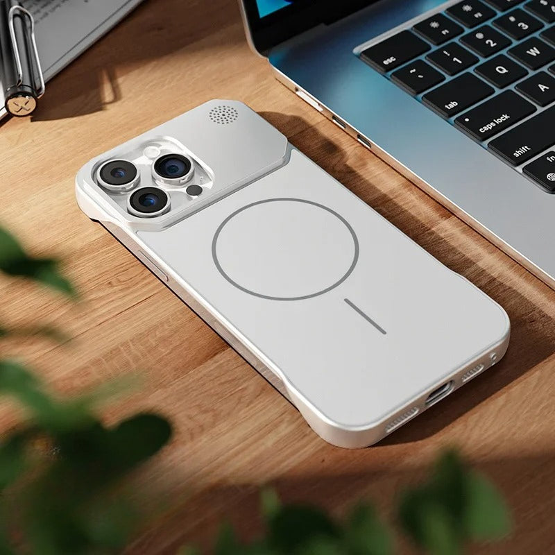 Luxurious no-frame  matte phone case for iPhone