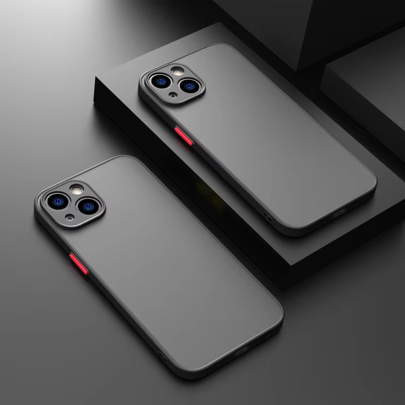 Shockproof Armor Matte Case For iPhone