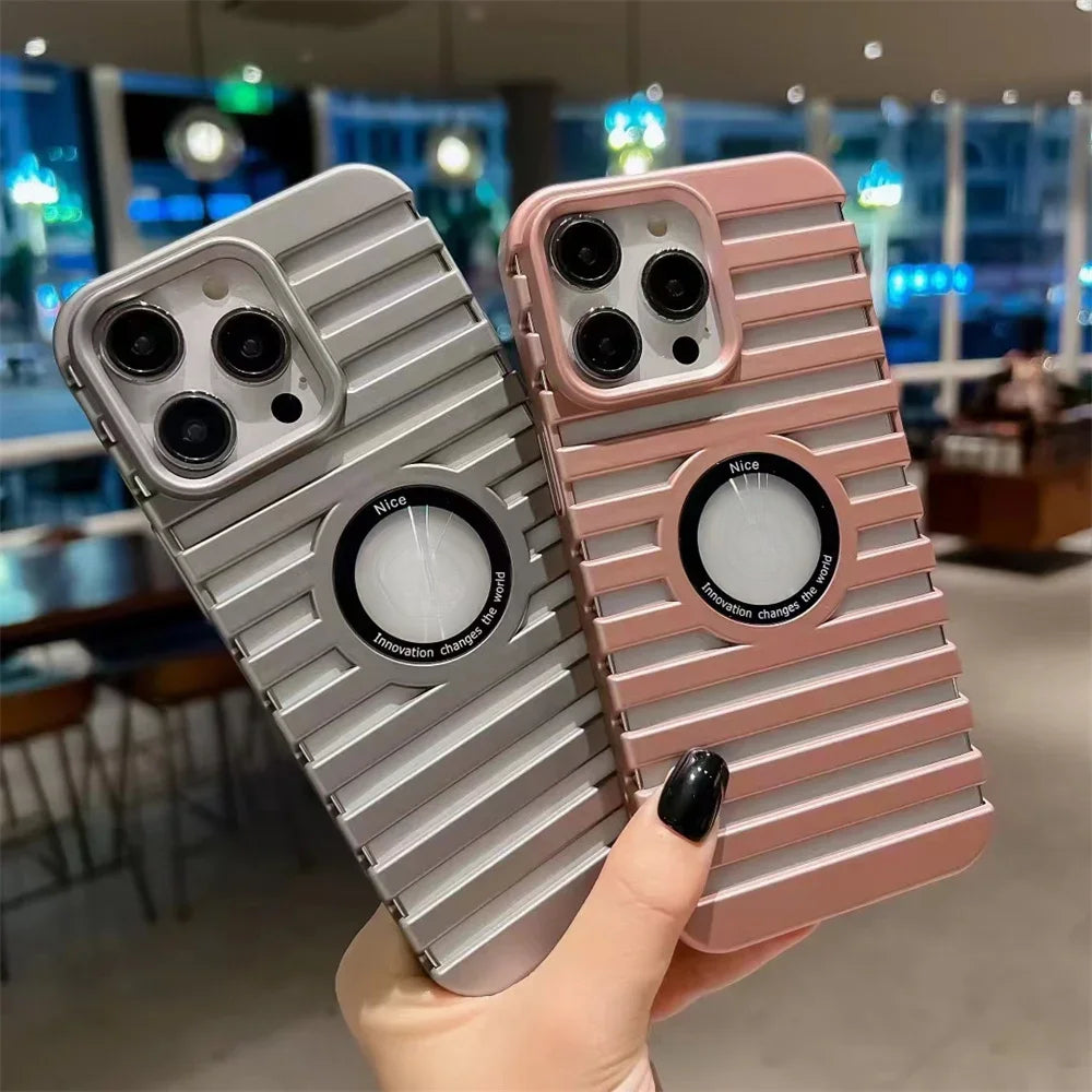 Thin breathable electroplated hard phone case for iPhone