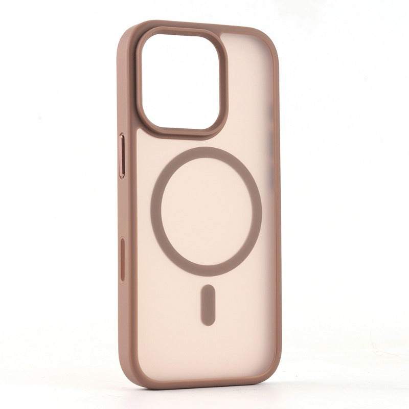 Ultra-Thin Matte Clear Magnetic Case for iPhone