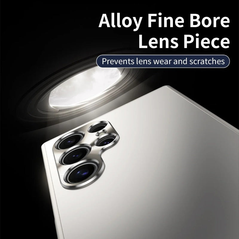 magnetic aluminum alloy frame sturdy and shockproof plastic back cover protective case for Samsung