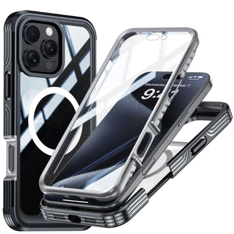 Transparent outdoor anti fall phone case for iPhone