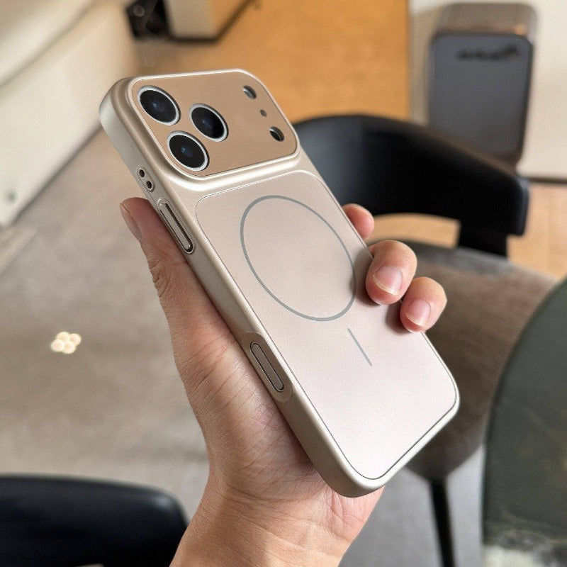 Simple and Stylish Magnetic Frosted Phone Case for iPhone