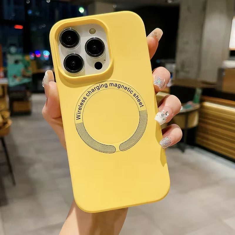 Premium liquid silicone phone case for iPhone