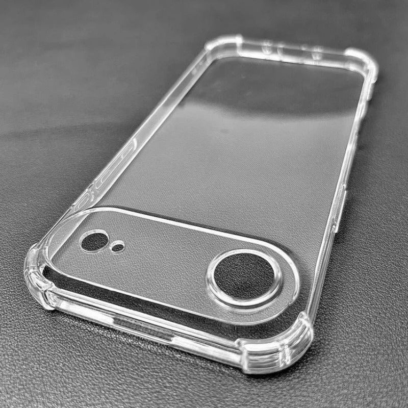 Ultra-thin Soft TPU Transparent Black Silicone Case for iPhone