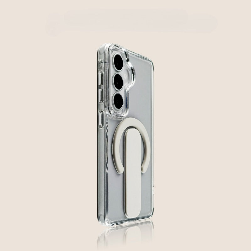 Transparent New Drop-Proof Soft Edge Creative Ring Holder Samsung Phone Case