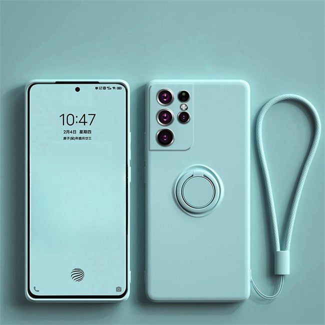 Liquid Silicone Ring Case for Samsung Galaxy