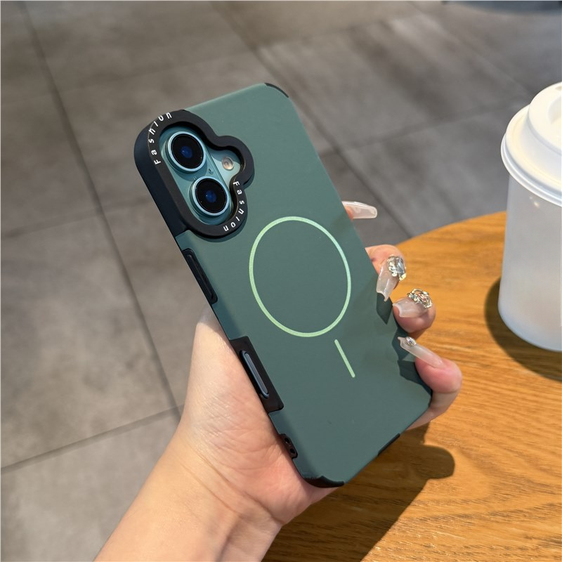 New liquid silicone magnetic phone case for iPhone