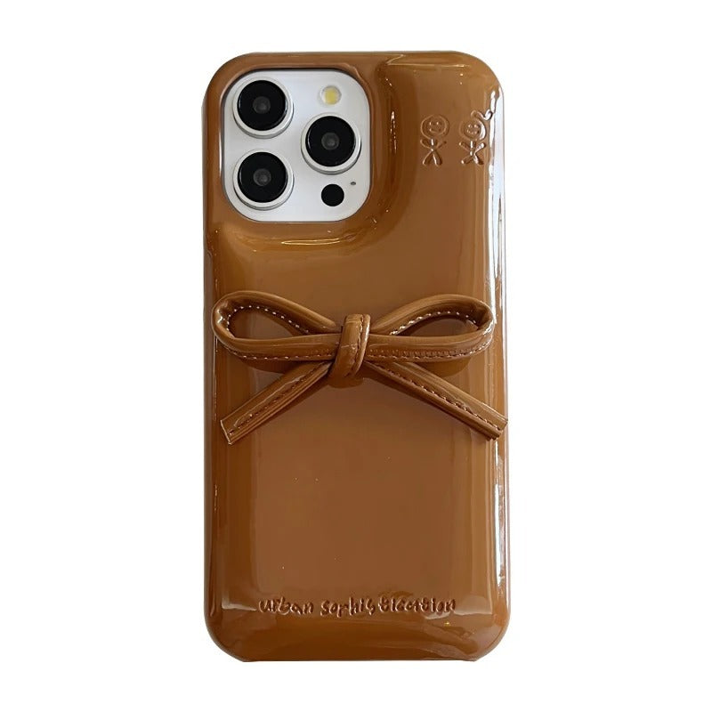 Korean Cute Bow Phone Case For iPhone