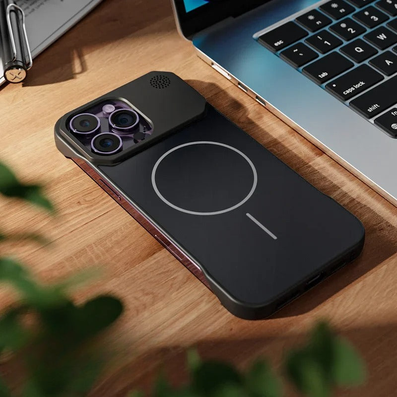 Luxurious no-frame  matte phone case for iPhone