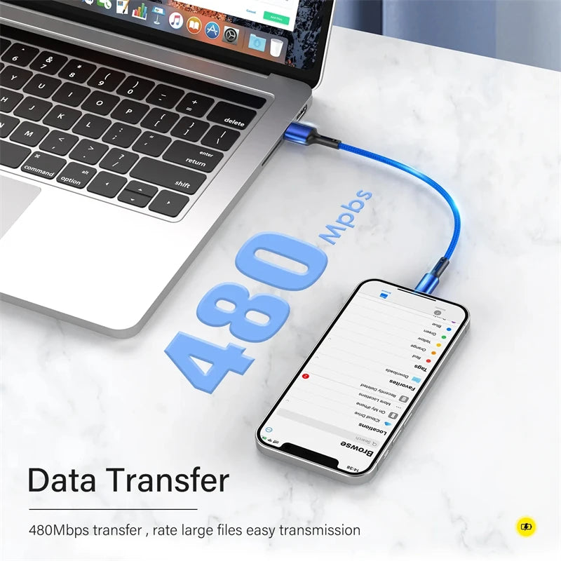 3A USB Fast Charging Cord Data Charger Wire Cable For iPhone