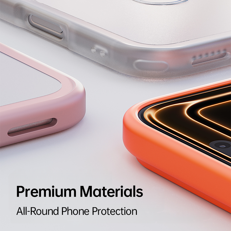 CASESUN Close-up of premium PC back and TPU edges offering all-round protection.