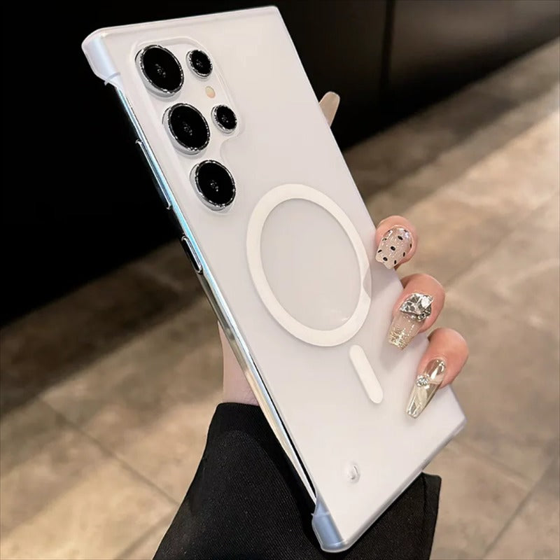 Luxury ultra-thin matte transparent frameless phone case for Samsung