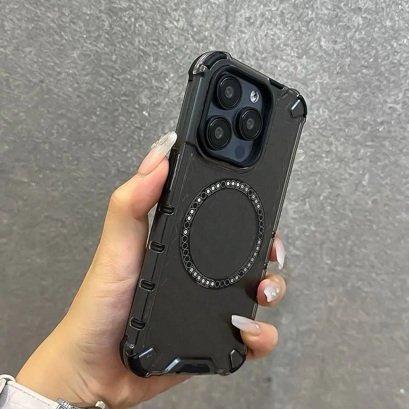 Luxury cellular magnetic phone case suitable for iPhone