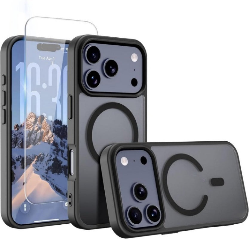 iPhone Case, Screen Protector , Lightweight Phone Case, Black