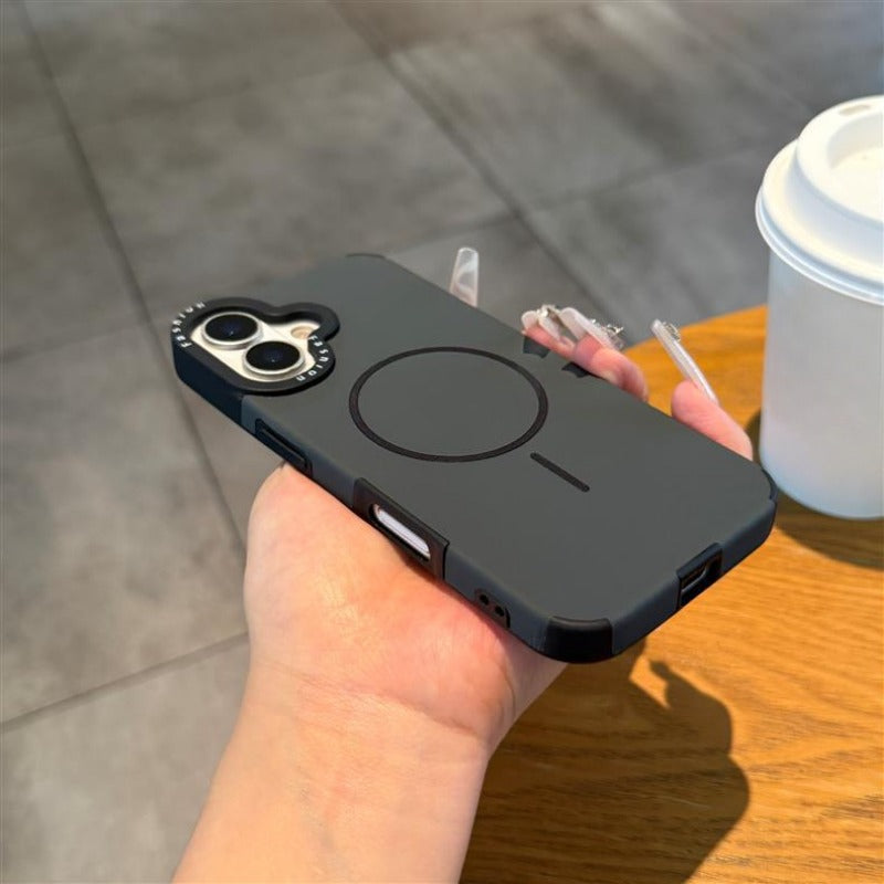 New liquid silicone magnetic phone case for iPhone