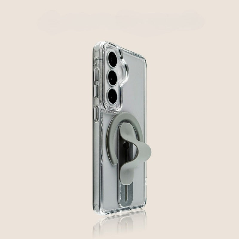 Transparent New Drop-Proof Soft Edge Creative Ring Holder Samsung Phone Case
